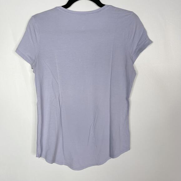 Lululemon Womens 2 Lavender Purple Crew Neck Love Tee Short Sleeve Tshirt Top - Picture 2 of 6